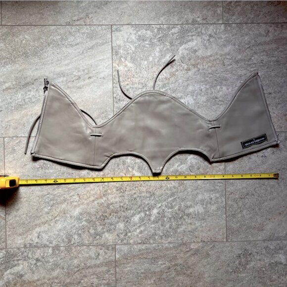 Maniere De Voir NWOT Corset Belt Vegan Leather - Picture 2 of 12